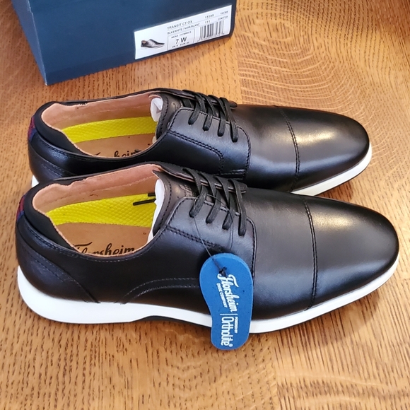 Florsheim Transit Cap Toe Oxford - black & white main image 8